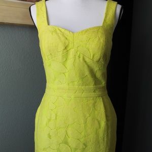 BCBGeneration Neon Lace Mini Dress